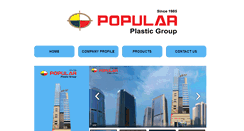 Desktop Screenshot of popularplastic.com